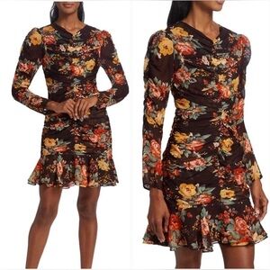 VERONICA BEARD
Hedera Oxblood Multi Mini Dress - Women's size 6